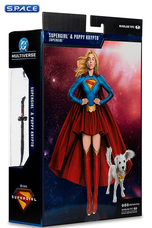 Supergirl & Puppy Krypto from Supergirl - Deluxe Theatrical Edition (DC Multiverse)