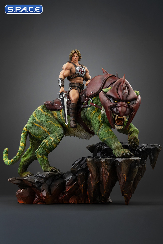 1/10 Scale He-Man and Battle Cat Art Scale Statue (Masters of the Universe)