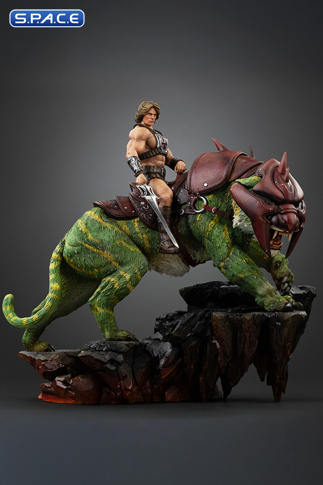 1/10 Scale He-Man and Battle Cat Art Scale Statue (Masters of the Universe)
