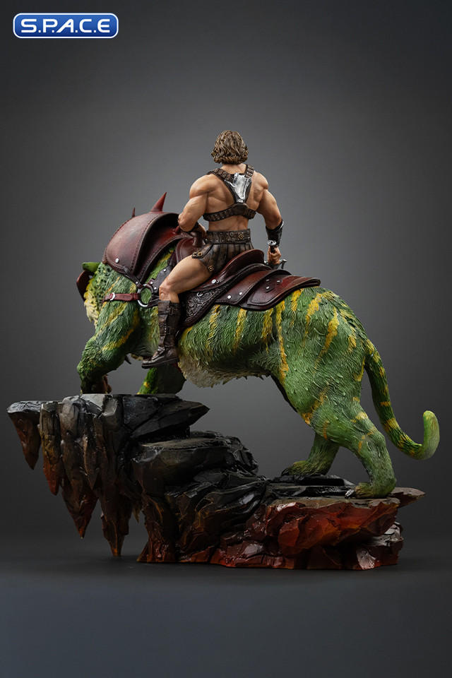 1/10 Scale He-Man and Battle Cat Art Scale Statue (Masters of the Universe)