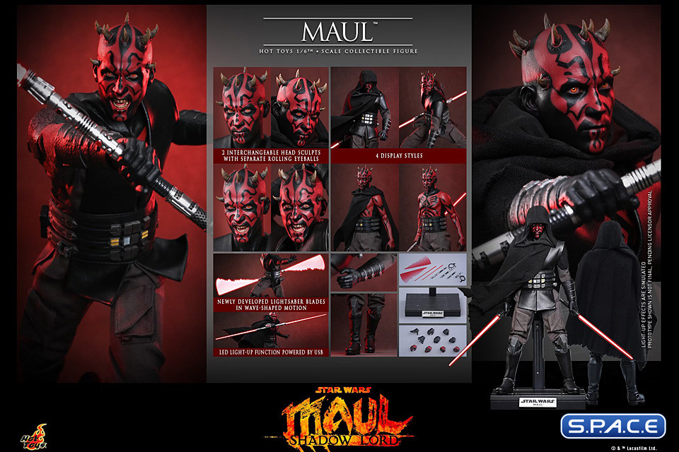 1/6 Scale Darth Maul TV Masterpiece TMS187 (Star Wars: Maul – Shadow Lord)