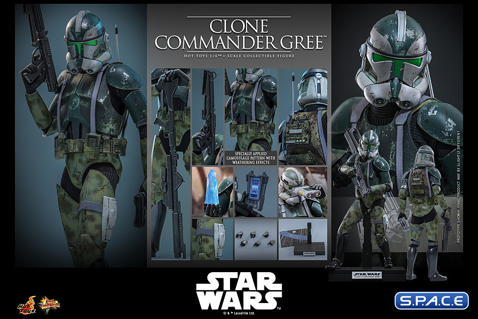 1/6 Scale Clone Commander Gree Movie Masterpiece MMS877 (Star Wars)