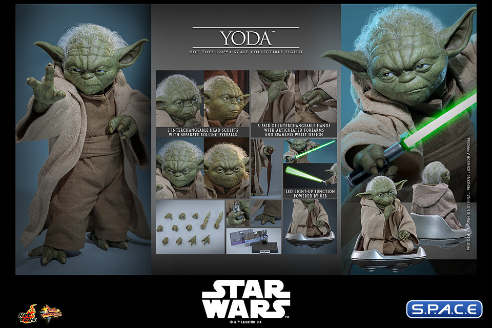 1/6 Scale Yoda Movie Masterpiece MMS878 (Star Wars)