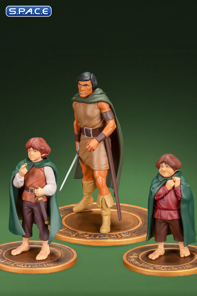 Frodo, Aragorn and Samwise PVC Statue Set (The Lord of the Rings)
