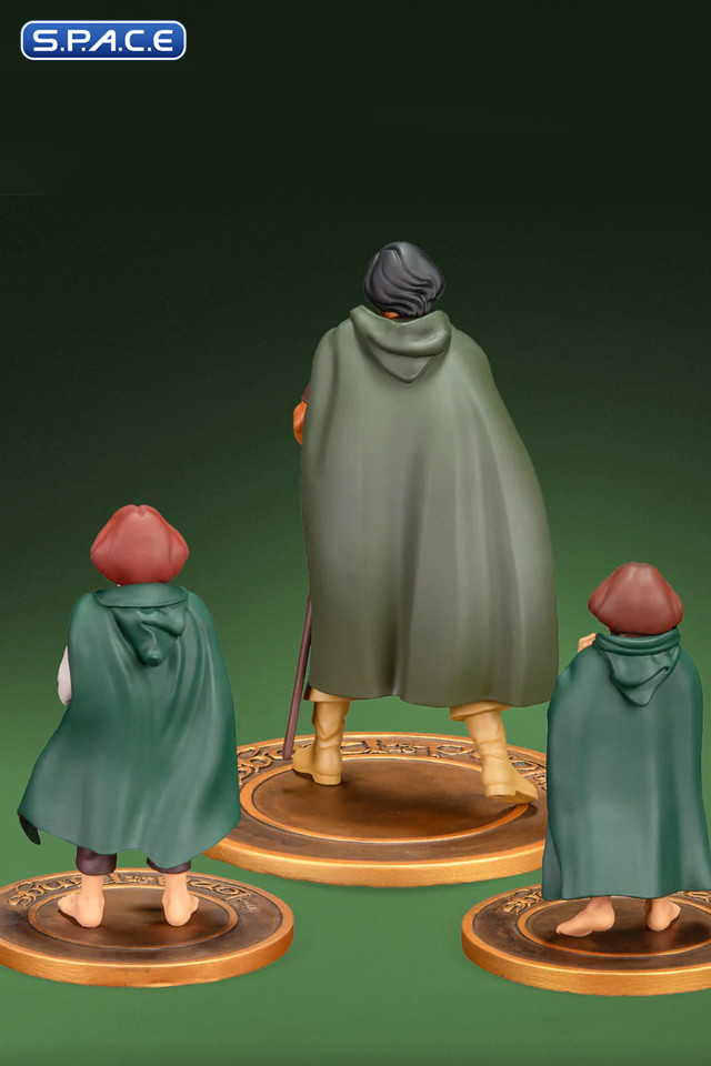 Frodo, Aragorn and Samwise PVC Statue Set (The Lord of the Rings)