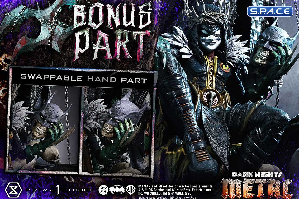 1/3 Scale The Batman Who Laughs & Robin King Deluxe Museum Masterline Statue - Bonus Version (Dark Nights: Death Metal)