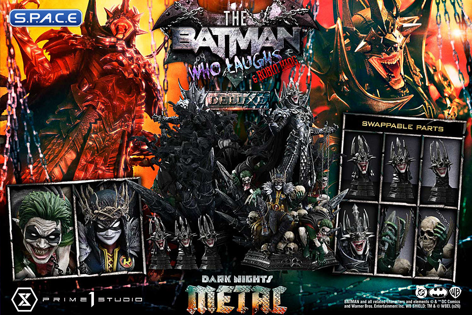 1/3 Scale The Batman Who Laughs & Robin King Deluxe Museum Masterline Statue - Bonus Version (Dark Nights: Death Metal)