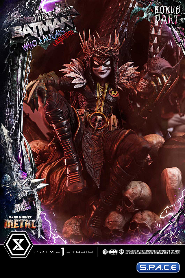 1/3 Scale The Batman Who Laughs & Robin King Deluxe Museum Masterline Statue - Bonus Version (Dark Nights: Death Metal)