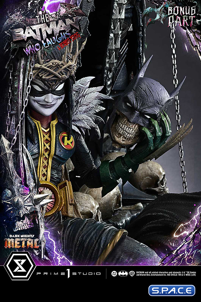 1/3 Scale The Batman Who Laughs & Robin King Deluxe Museum Masterline Statue - Bonus Version (Dark Nights: Death Metal)