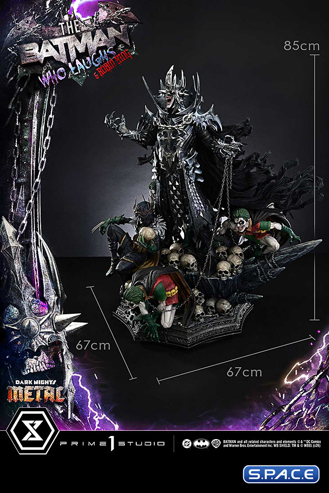 1/3 Scale The Batman Who Laughs & Robin King Deluxe Museum Masterline Statue - Bonus Version (Dark Nights: Death Metal)