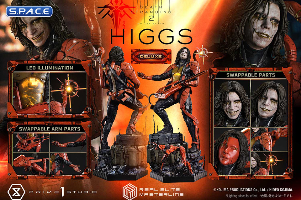 1/3 Scale Higgs Deluxe Real Elite Masterline Statue - Bonus Version (Death Stranding 2: On the Beach)