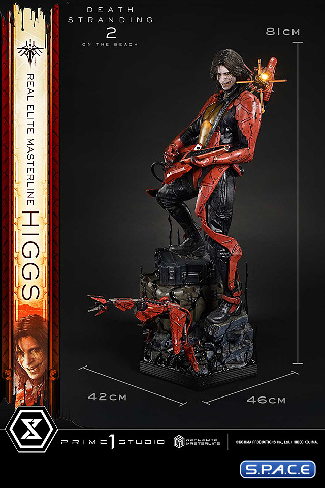 1/3 Scale Higgs Deluxe Real Elite Masterline Statue - Bonus Version (Death Stranding 2: On the Beach)