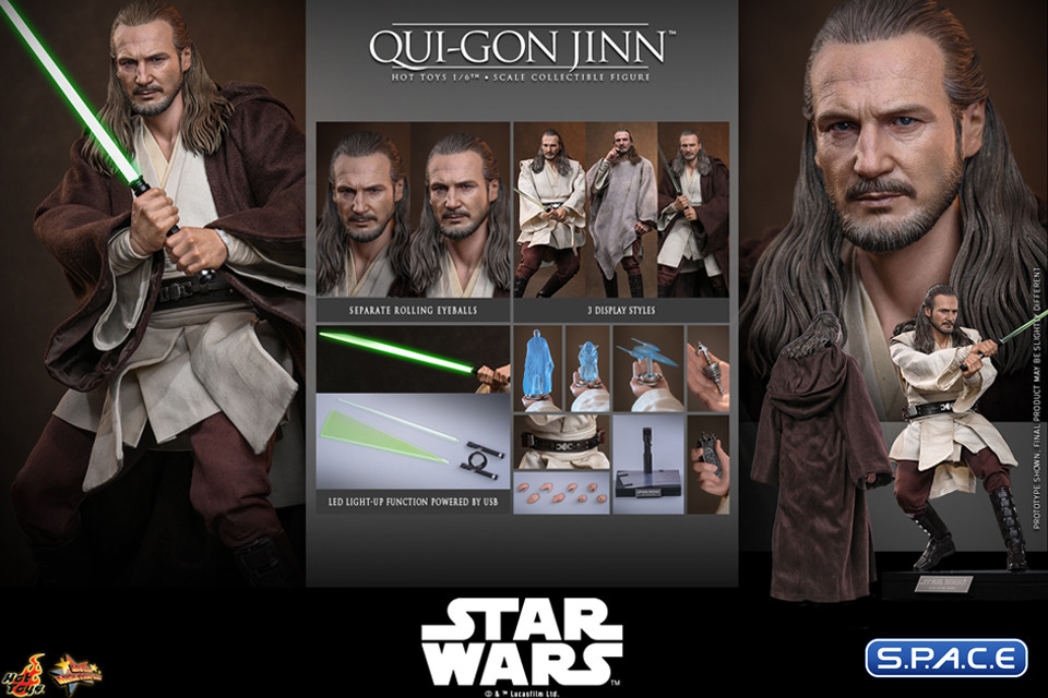 1/6 Scale Qui-Gon Jinn Movie Masterpiece MMS880 (Star Wars)