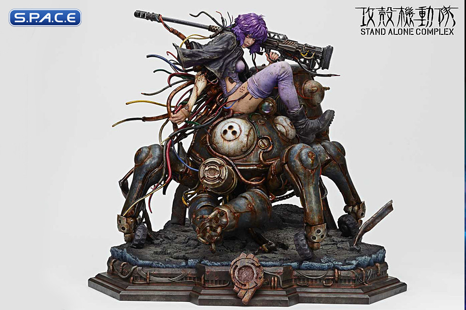 1/4 Scale Motoko Kusanagi & Tachikoma Statue - color Bonus Version (Ghost in the Shell: Stand Alone Complex)
