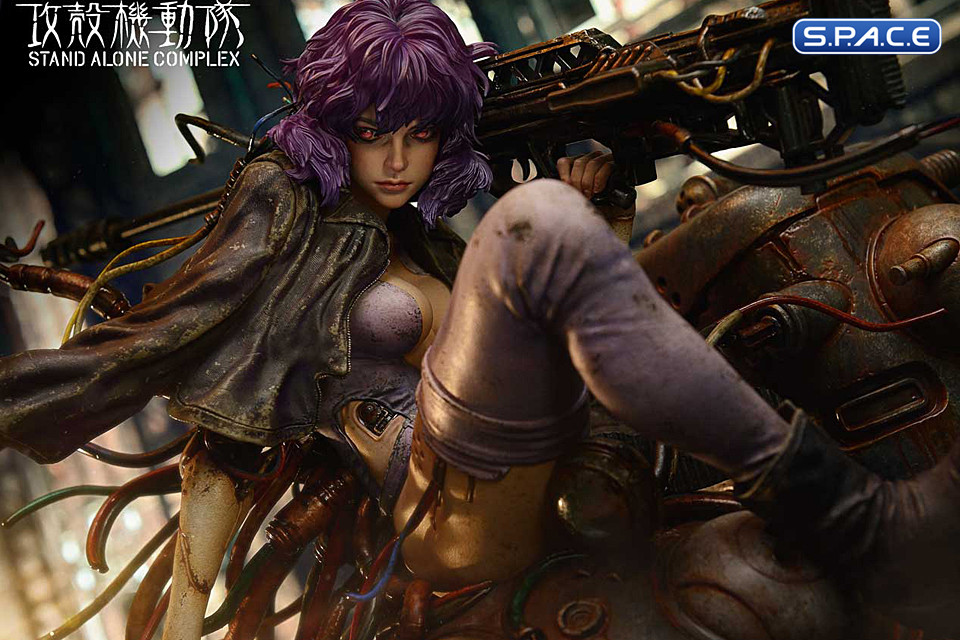 1/4 Scale Motoko Kusanagi & Tachikoma Statue - color Bonus Version (Ghost in the Shell: Stand Alone Complex)