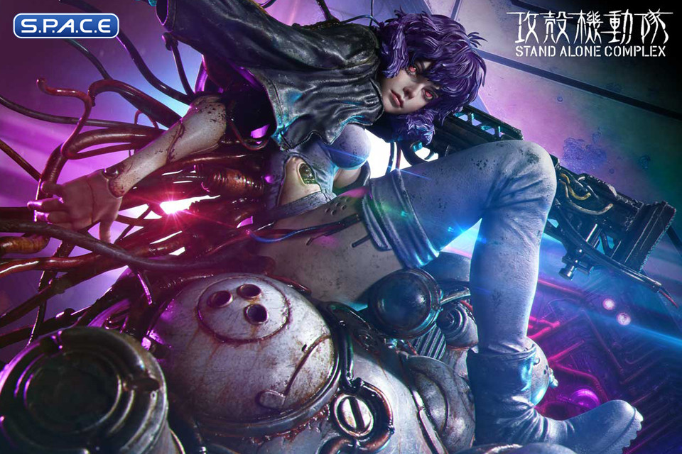 1/4 Scale Motoko Kusanagi & Tachikoma Statue - color Bonus Version (Ghost in the Shell: Stand Alone Complex)
