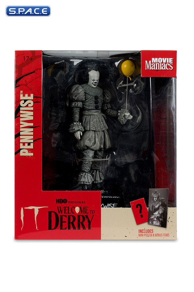 Pennywise Movie Maniacs - black & white Version (It: Welcome to Derry)