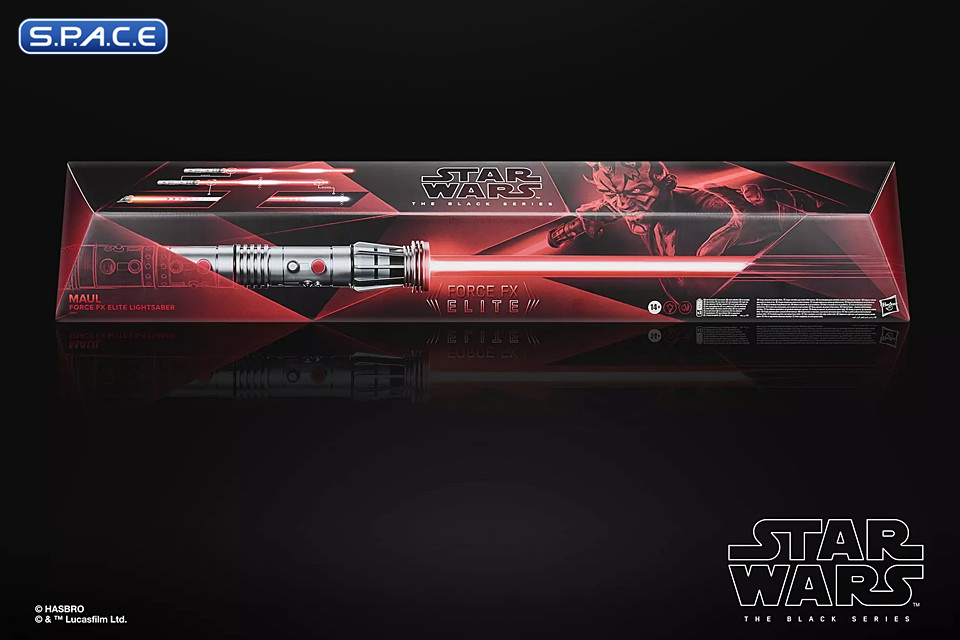 Darth Maul FX Elite Lightsaber from Star Wars: Maul – Shadow Lord (Star Wars - The Black Series)