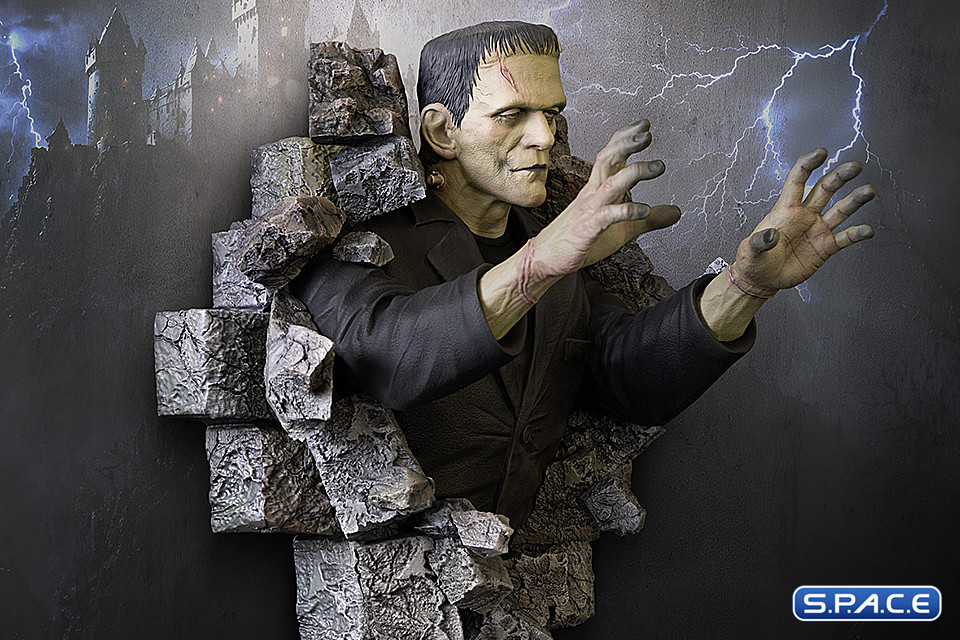 1/2 Scale Frankensteins Monster Wall Sculpture (Universal Monsters)