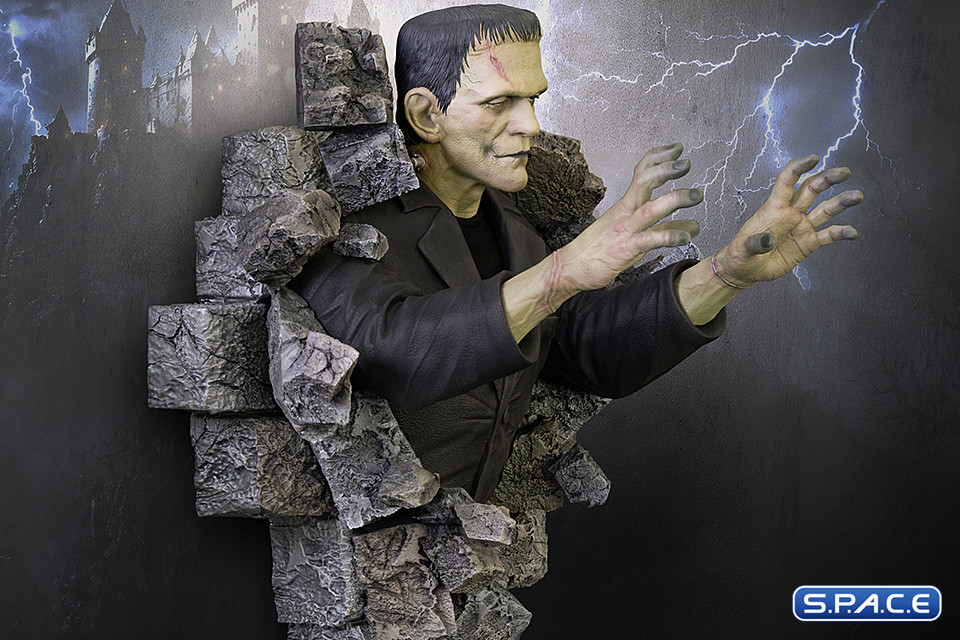 1/2 Scale Frankensteins Monster Wall Sculpture (Universal Monsters)