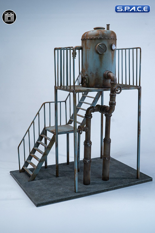 1/12 Scale The Rust Water Station Diorama