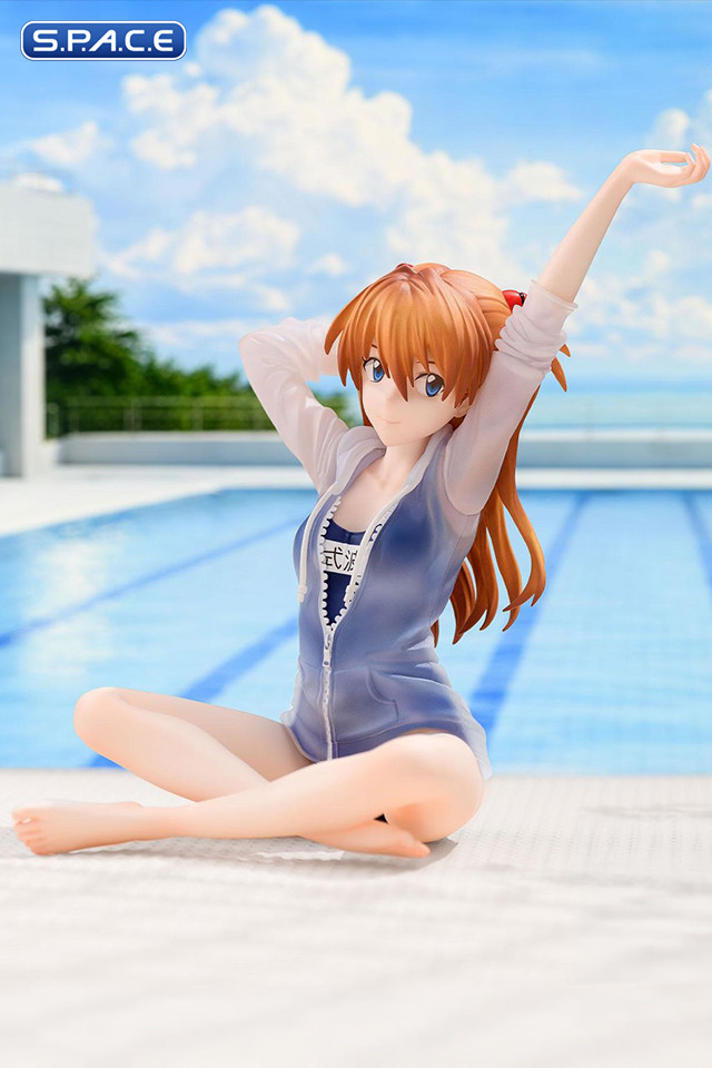 Asuka Shikinami Langley School Swimsuit PVC Statue (Rebuild of Evangelion)