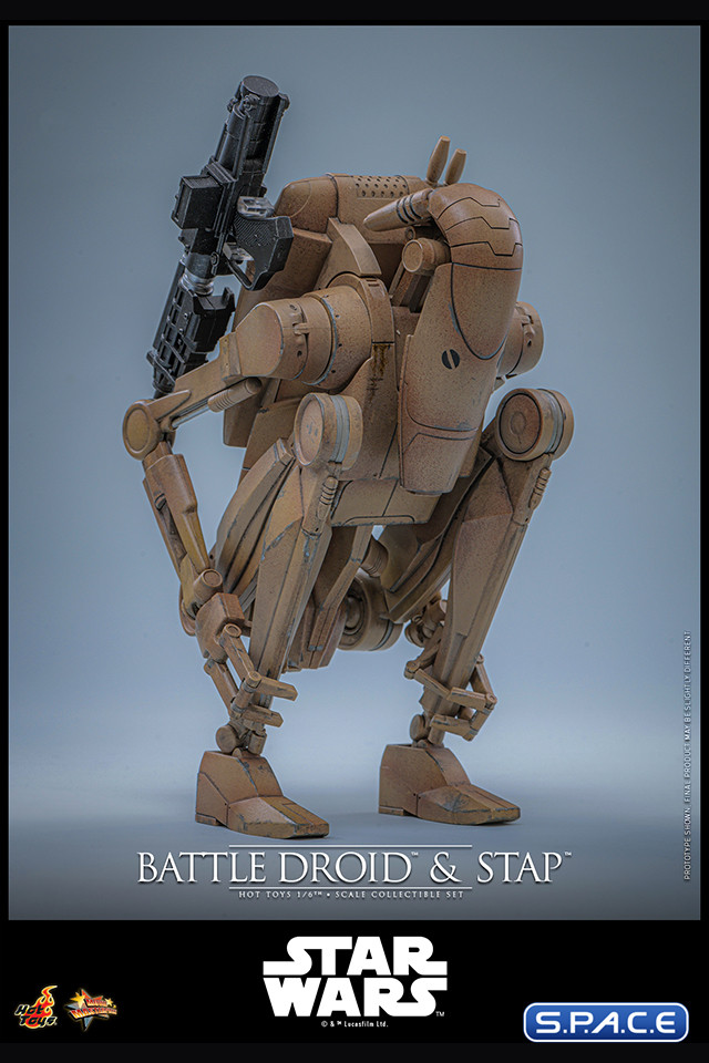 1/6 Scale Battle Droid and STAP Movie Masterpiece MMS887 (Star Wars)