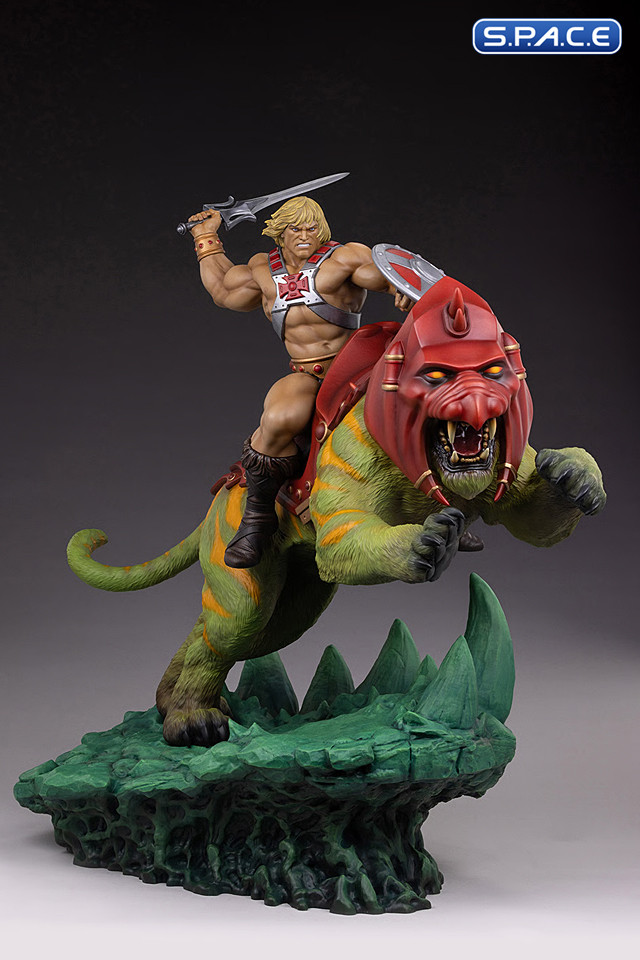 1/4 Scale He-Man & Battle Cat Maquette (Masters of the Universe)