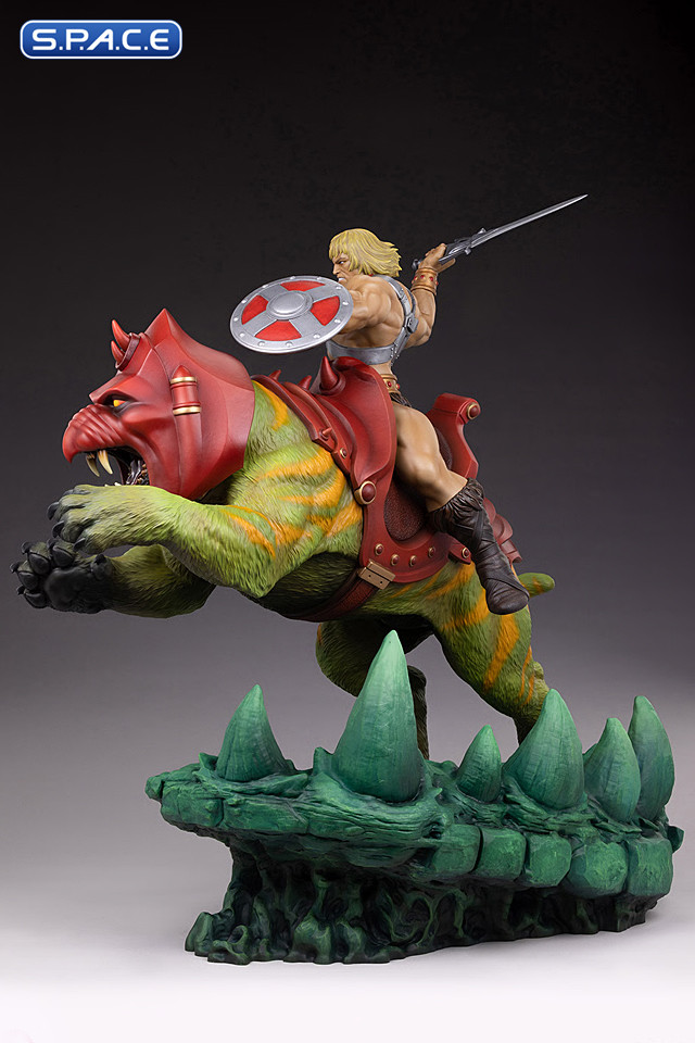 1/4 Scale He-Man & Battle Cat Maquette (Masters of the Universe)