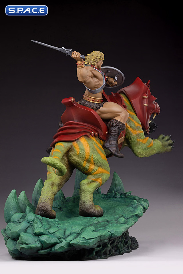 1/4 Scale He-Man & Battle Cat Maquette (Masters of the Universe)
