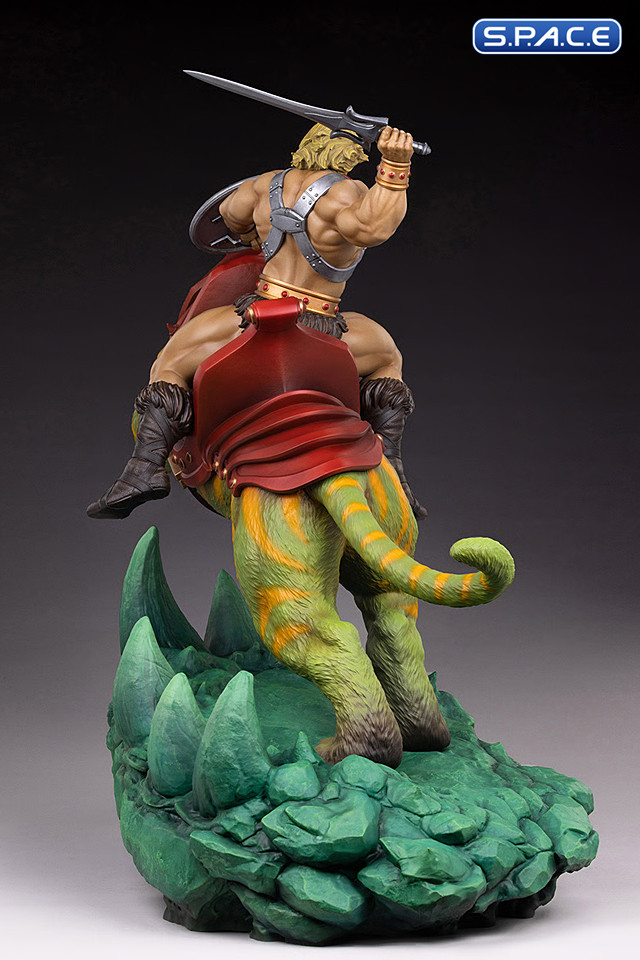 1/4 Scale He-Man & Battle Cat Maquette (Masters of the Universe)