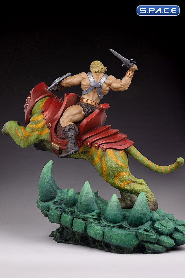 1/4 Scale He-Man & Battle Cat Maquette (Masters of the Universe)