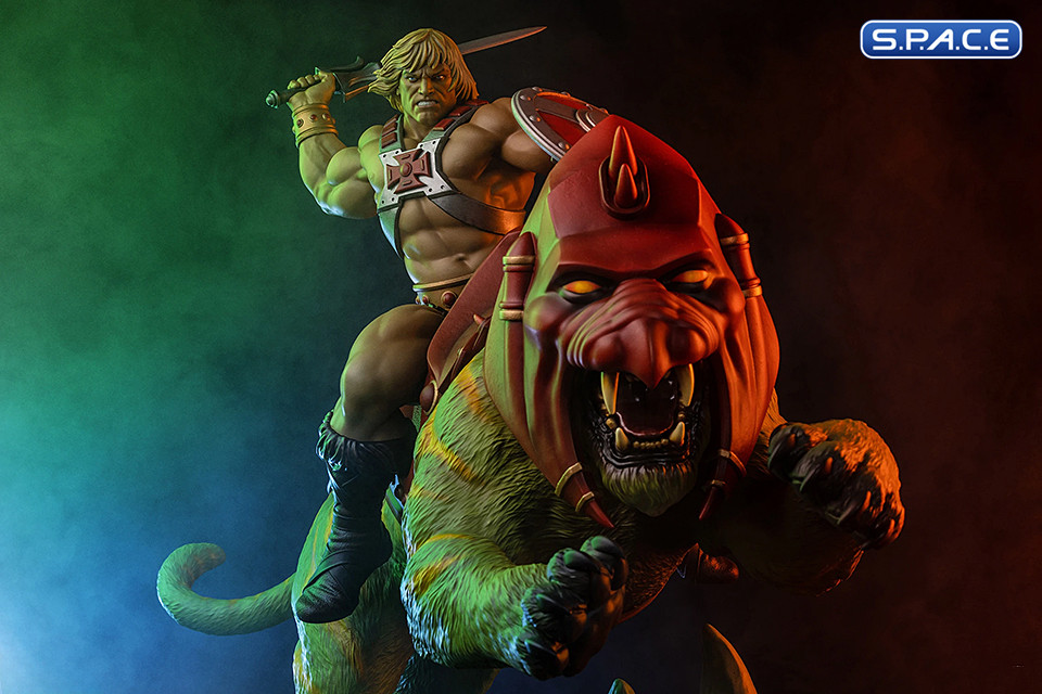 1/4 Scale He-Man & Battle Cat Maquette (Masters of the Universe)