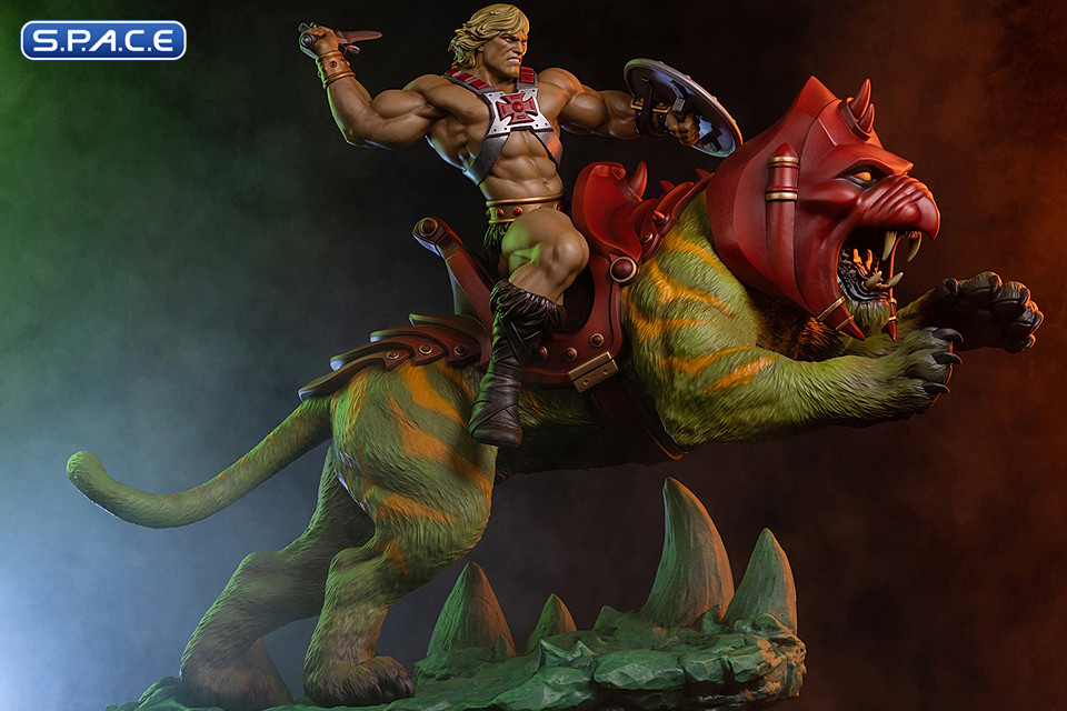 1/4 Scale He-Man & Battle Cat Maquette (Masters of the Universe)