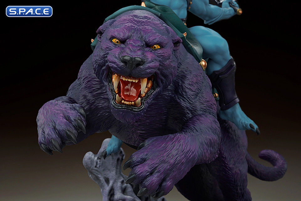 1/4 Scale Skeletor & Panthor Maquette (Masters of the Universe)