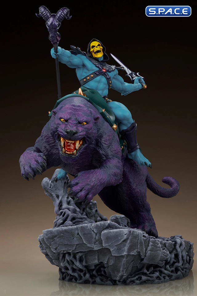 1/4 Scale Skeletor & Panthor Maquette (Masters of the Universe)