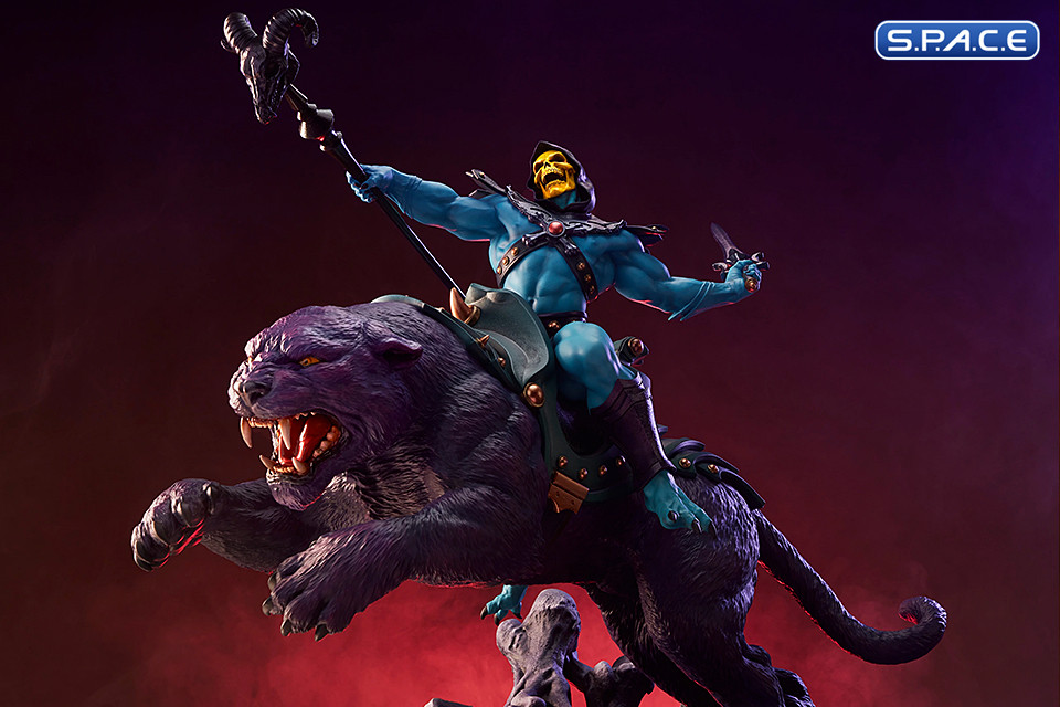 1/4 Scale Skeletor & Panthor Maquette (Masters of the Universe)