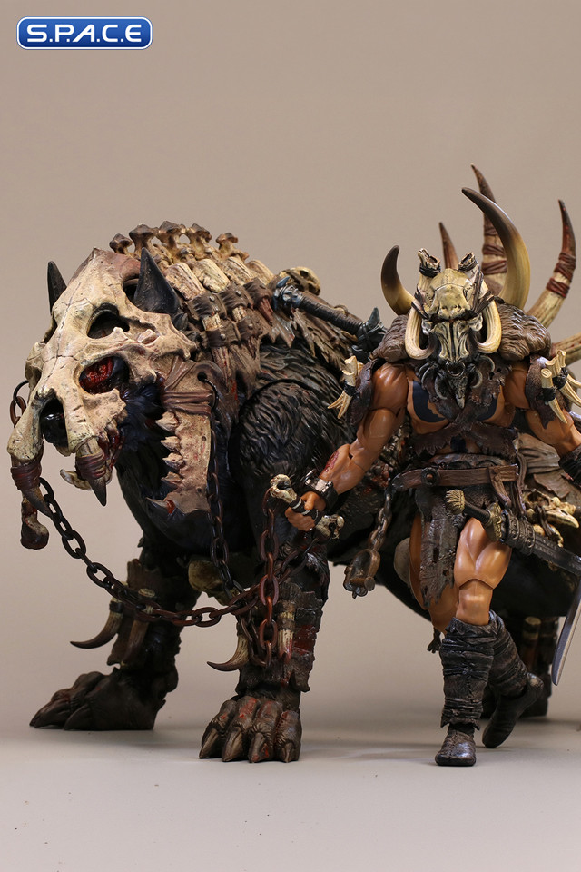1/12 Scale Giant Wolf White Bones - Bloody Heavy Version