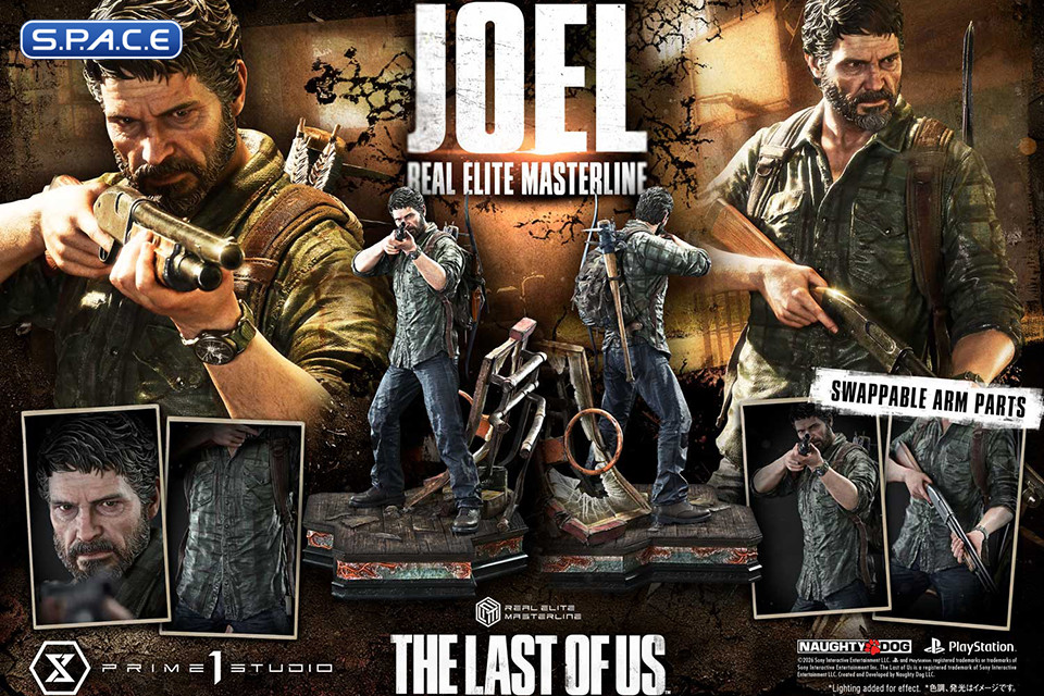 1/4 Scale Joel Real Elite Masterline Statue (The Last of Us Part I)
