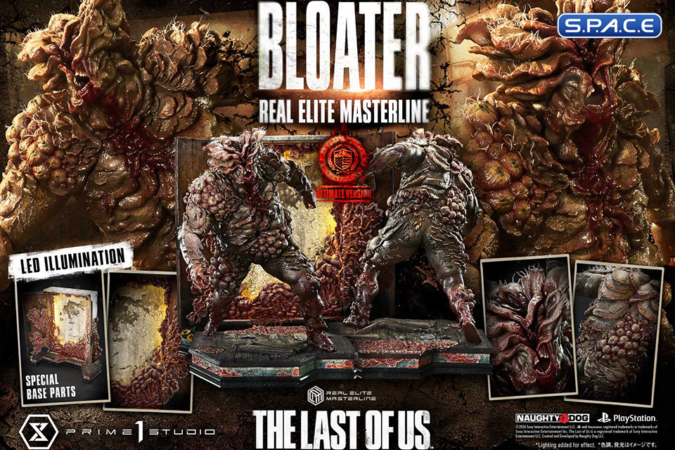 1/4 Scale Bloater Real Elite Masterline Statue - Ultimate Bonus Version (The Last of Us Part I)