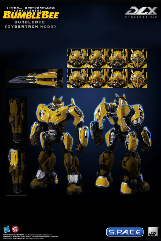 Bumblebee - Cybertron Mode DLX Scale Collectible Figure (Transformers: Bumblebee)