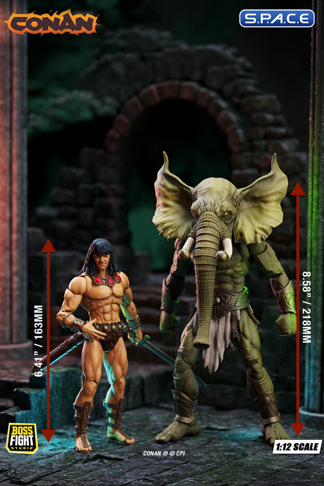 Young Conan and Yag-Kosha Epic H.A.C.K.S. 2-Pack (The Tower of the Elephant)