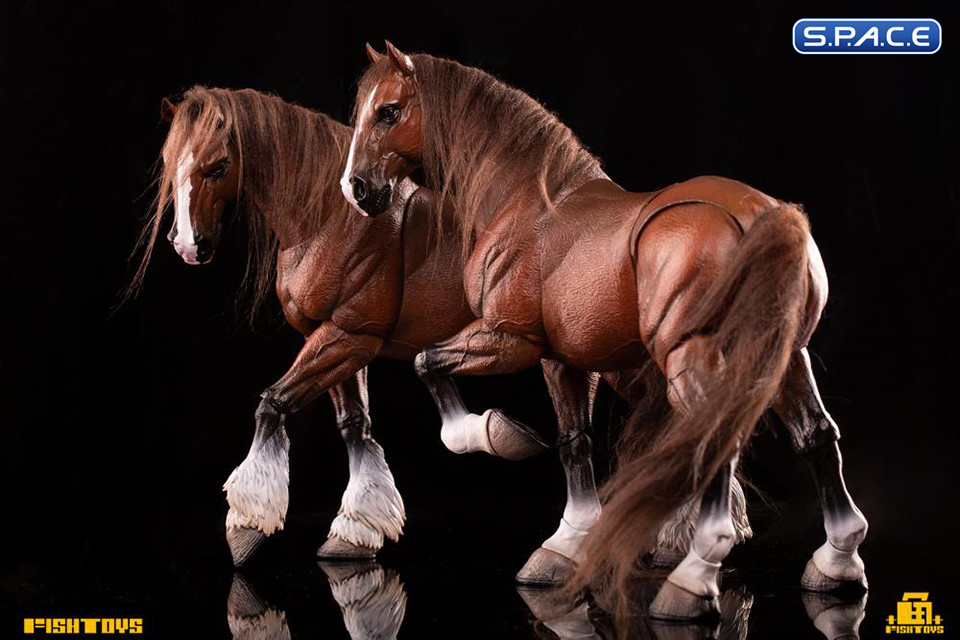 1/12 Scale Basic Horse Version HY-010 (brown)