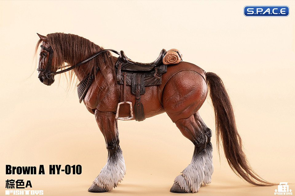 1/12 Scale Basic Horse Version HY-010 (brown)