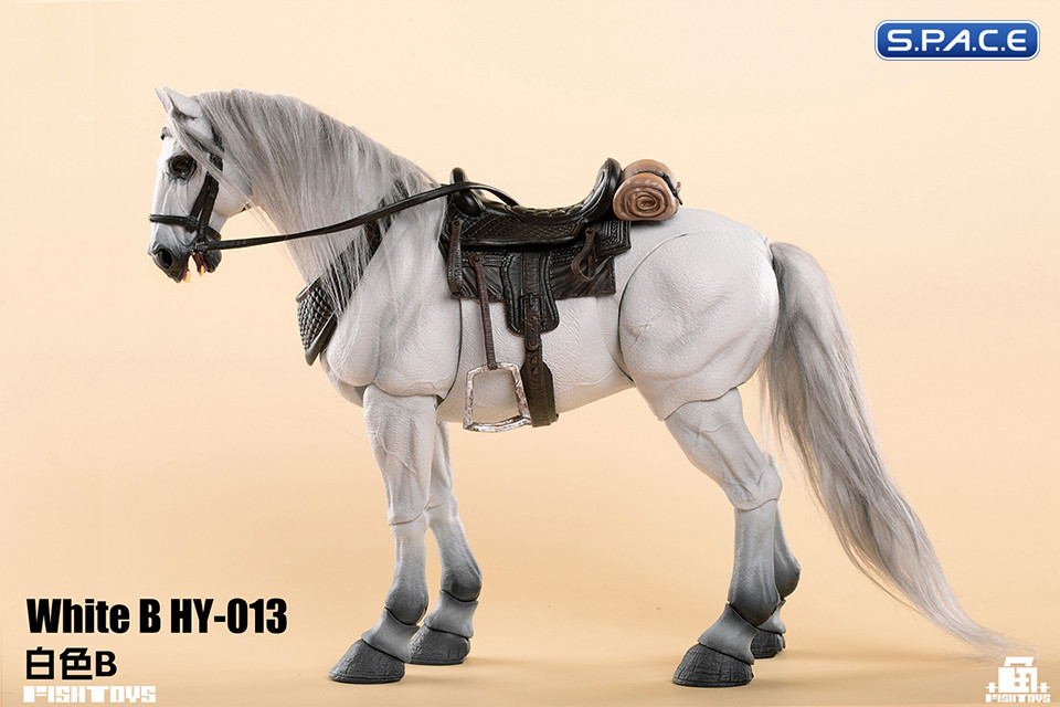 1/12 Scale Basic Horse Version HY-013 (white)
