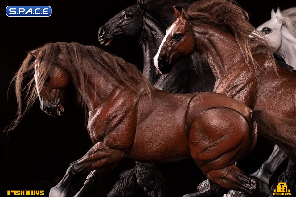 1/12 Scale Basic Horse Version HY-013 (white)