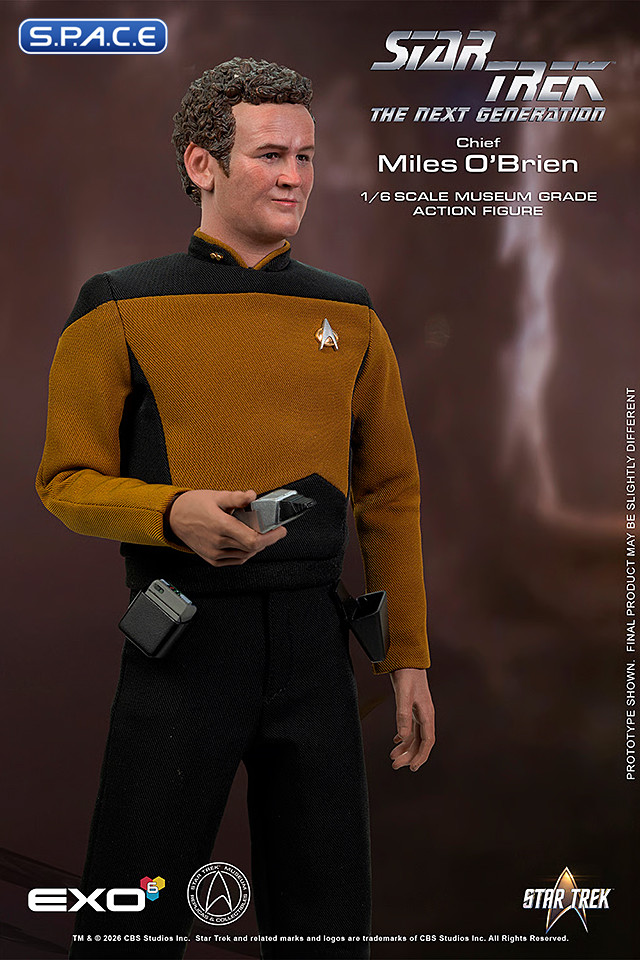 1/6 Scale Transporter Chief Miles OBrien with Console (Star Trek: The Next Generation)