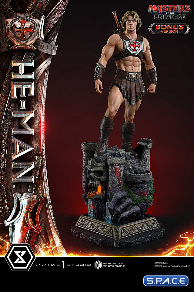 1/3 Scale He-Man Deluxe Real Elite Masterline Statue - Bonus Version (Masters of the Universe)