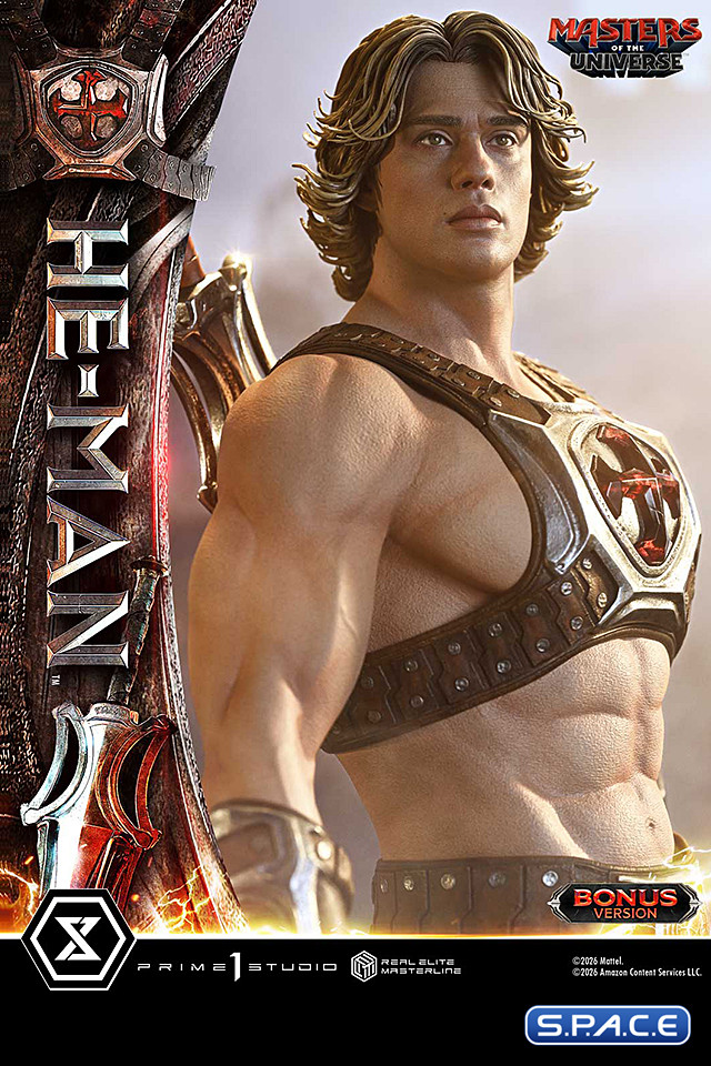 1/3 Scale He-Man Deluxe Real Elite Masterline Statue - Bonus Version (Masters of the Universe)