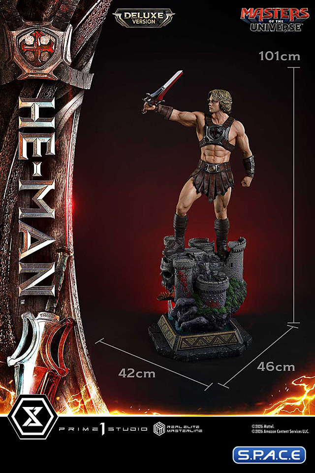 1/3 Scale He-Man Deluxe Real Elite Masterline Statue - Bonus Version (Masters of the Universe)